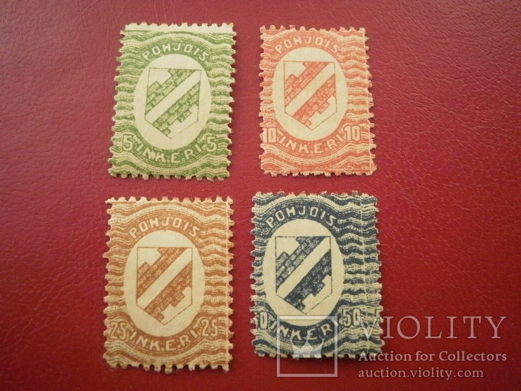 Північна Німеччина 1920 рік серія, 4 марки.