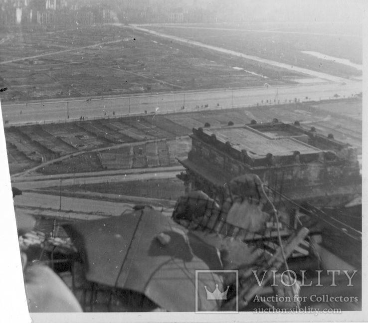 Фото. Круговая панорама Берлина с купола Рейхстага. 1948 г., фото №5