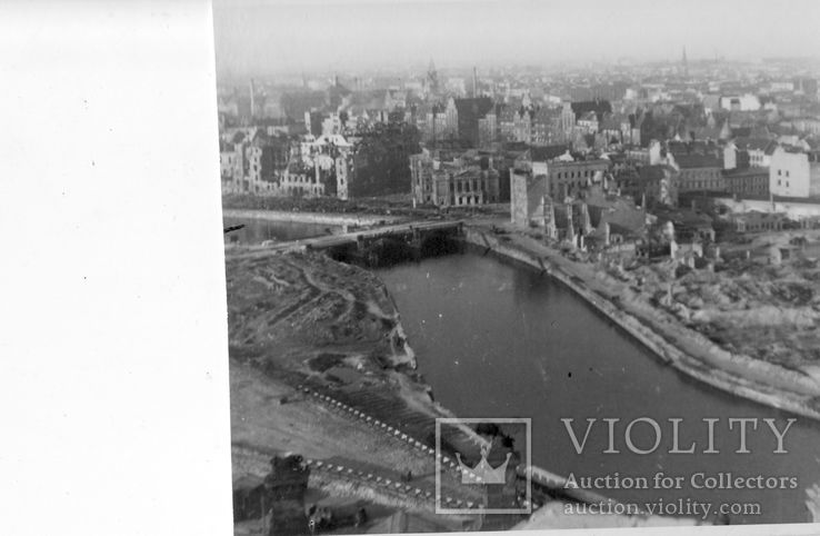 Фото. Круговая панорама Берлина с купола Рейхстага. 1948 г., фото №10