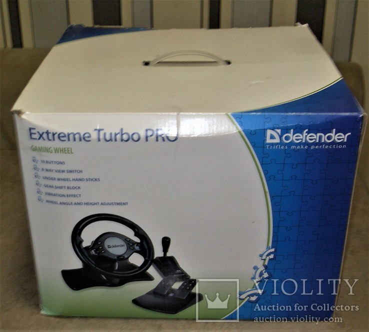 Руль игровой Defender Extreme Turbo Pro, фото №2