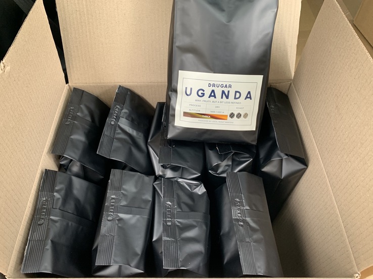 Элитный кофе арабика 100% Уганда Другар 10кг, фото №4