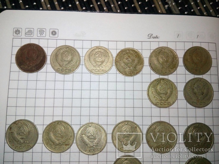 Монеты 10 копеек СССР 20шт, фото №7