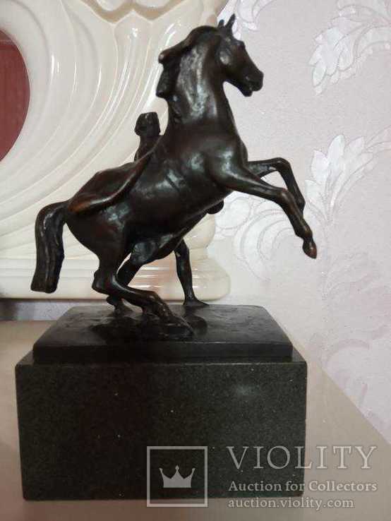 Статуэтка человек с конём, фото №5