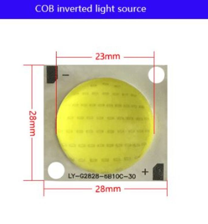 Сверхяркий мощный линзированный светодиод 50w 165v прожектор 50вт 2В50С, фото №6