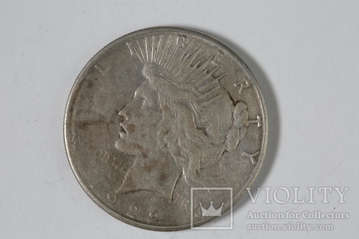 1$, One US Silver Dollar Liberty 1922, Один Срібний Американський Долар Свобода