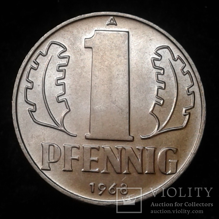 Germany (GDR) 1 Pfennig 1968, photo number 4