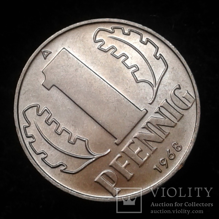 Germany (GDR) 1 Pfennig 1968, photo number 5