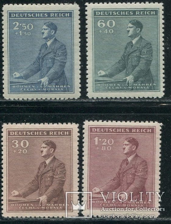 1942 Рейх 53 года Гитлеру полная серия MNH **