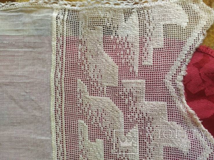 Старинная винтажная скатерть, фото №10