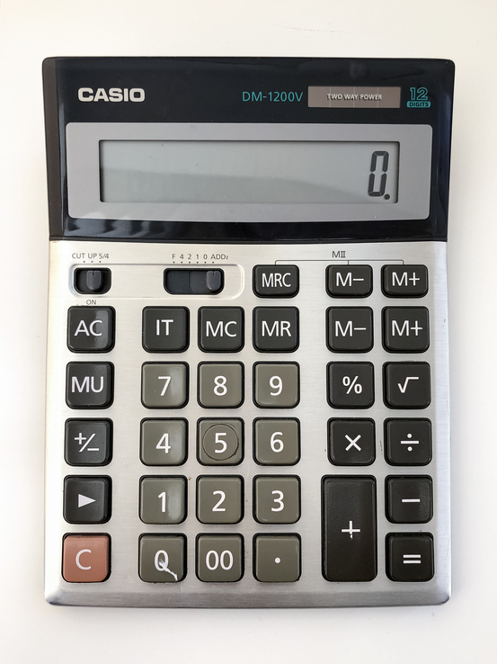 Калькулятор Casio DM-1200V  №3