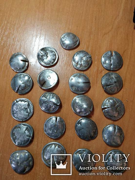 21  Тетрадрахма. Кельтское подражание монетам Филиппа II Македонского, фото №4