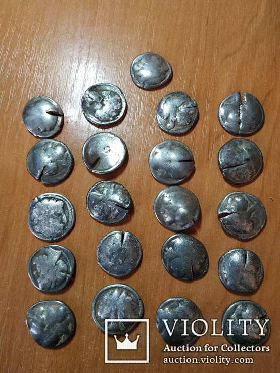21  Тетрадрахма. Кельтское подражание монетам Филиппа II Македонского, фото №5