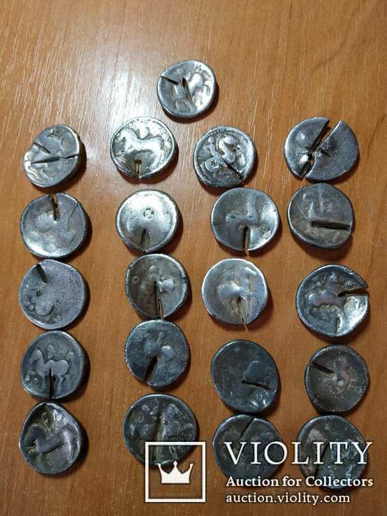 21  Тетрадрахма. Кельтское подражание монетам Филиппа II Македонского, фото №6