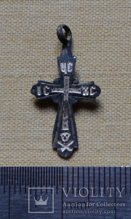 Крестик серебро 84 ( 0,52 г.), фото №2