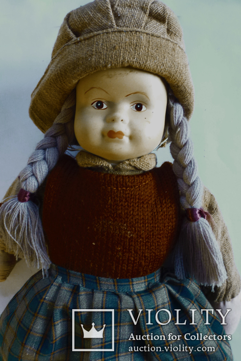 Старинная фарфоровая кукла с европы, фото №3