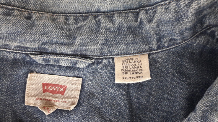 Чоловіча джинсова сорочка Levi's., фото №7