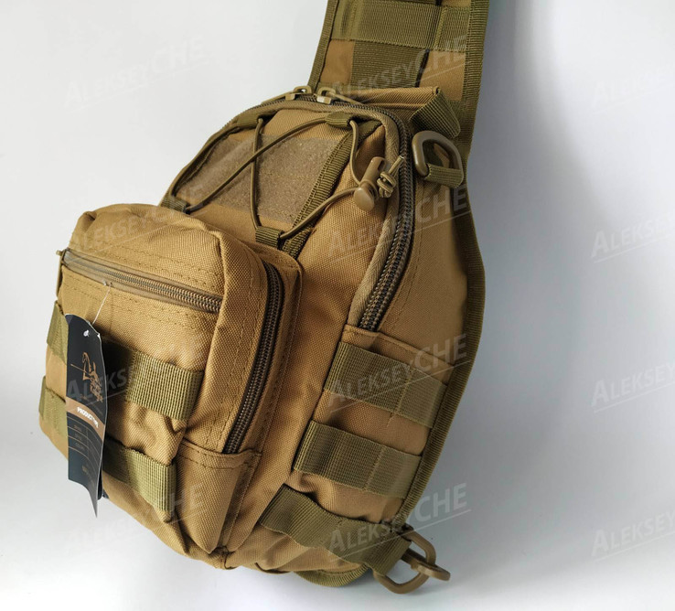 Тактическая - штурмовая универсальная сумка на 9 литров с системой M.O.L.L.E, фото №5