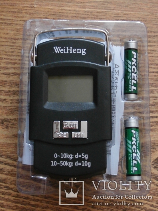 Кантер электронный весы WeiHeng WH-A08 до 50 кг. с ручкой,подсветка d=10г, фото №2
