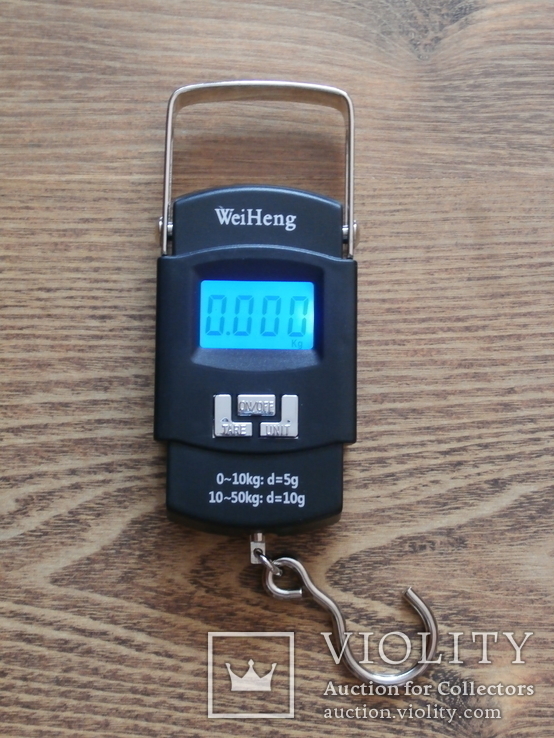 Кантер электронный весы WeiHeng WH-A08 до 50 кг. с ручкой,подсветка d=10г, фото №3