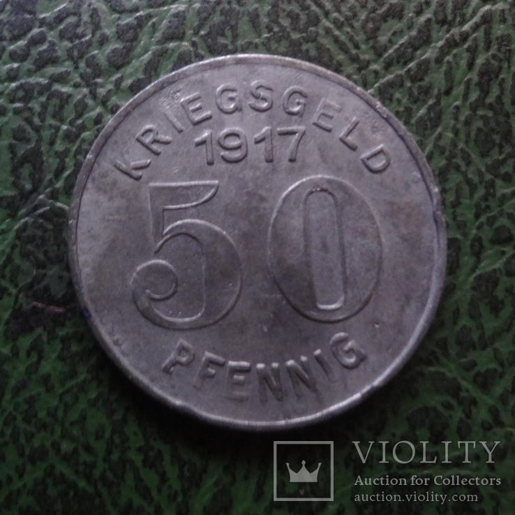 50  пфеннигов 1917  Эльберфельд     ($6.5.29)~, фото №3