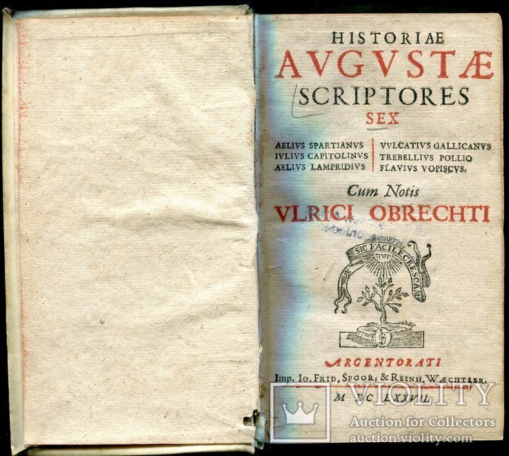 Редкая книга "История Августов" 1677 (биографии римских императоров от Адриана до Карина), фото №7