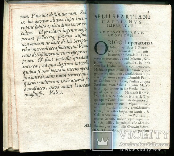 Редкая книга "История Августов" 1677 (биографии римских императоров от Адриана до Карина), фото №12