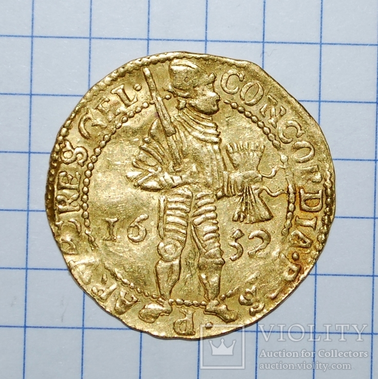 Гельдерн дукат 1652 года, фото №4