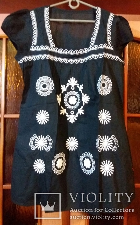 Женская блузка с вышивкой.Индийский хлопок., фото №2
