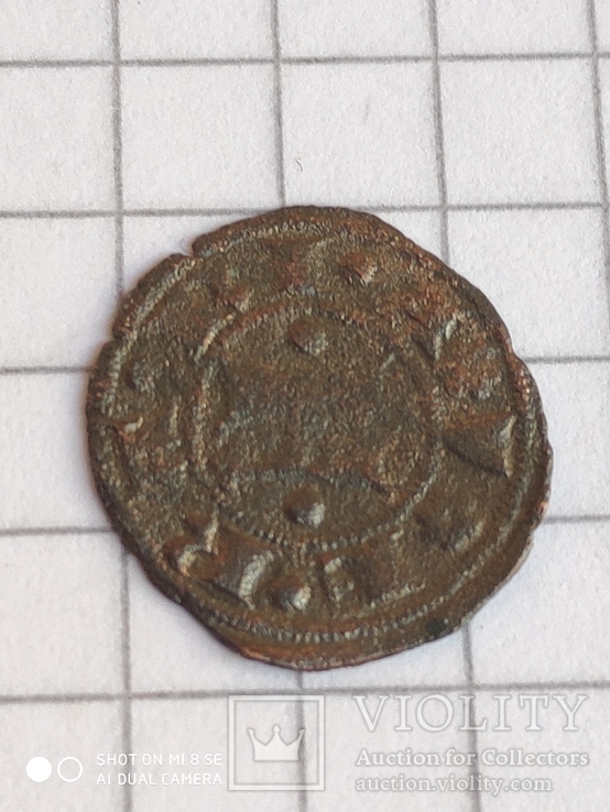 Монетки средневековья 3 шт N14, фото №9