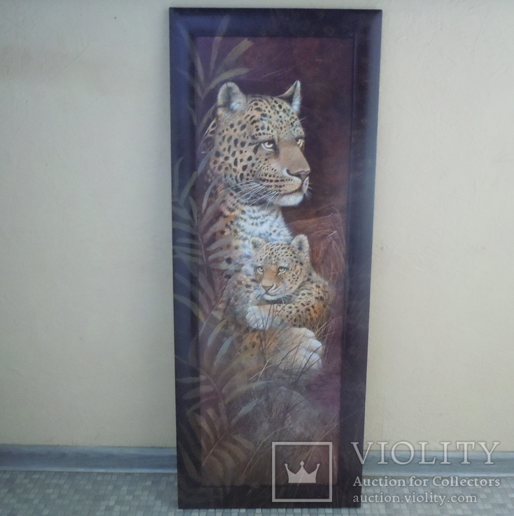 Картина Леопарды 98*38 см, фото №2