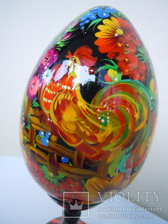 Большое яйцо ручная роспись, фото №4