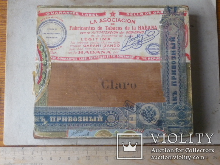 Коробка от кубинских сигар ( "Русские торпеды") 1910г., фото №4