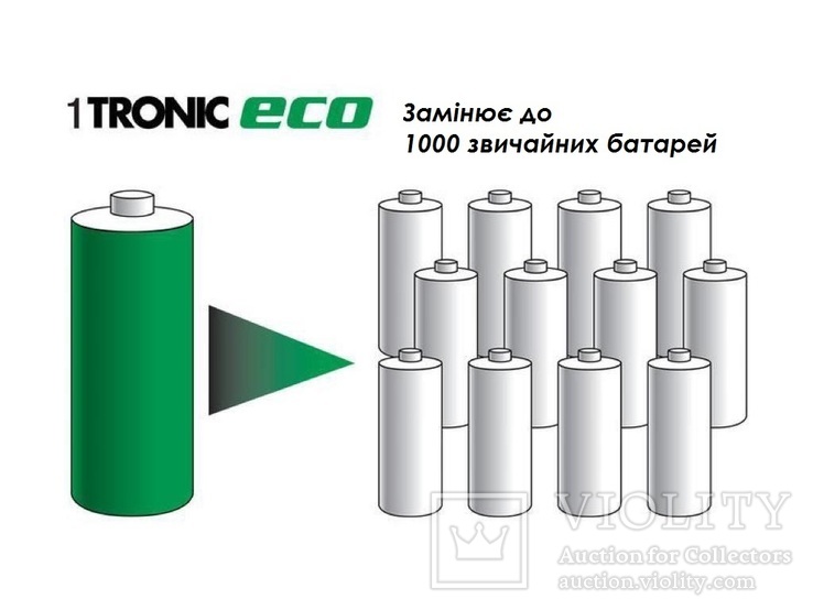 Аккумуляторные батарейки TRONIC eco - AAA 950 mAh, 1.2V (Германия) - 4 шт., фото №4