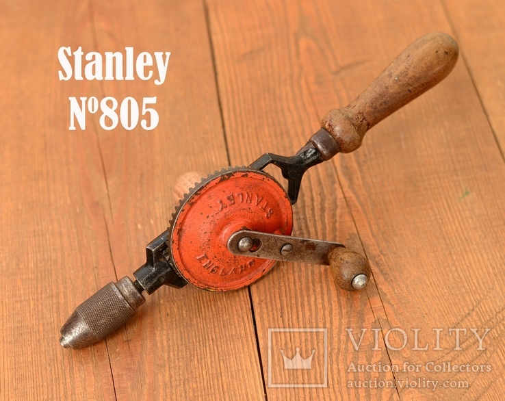 Stanley England Винтажная ручная дрель №805