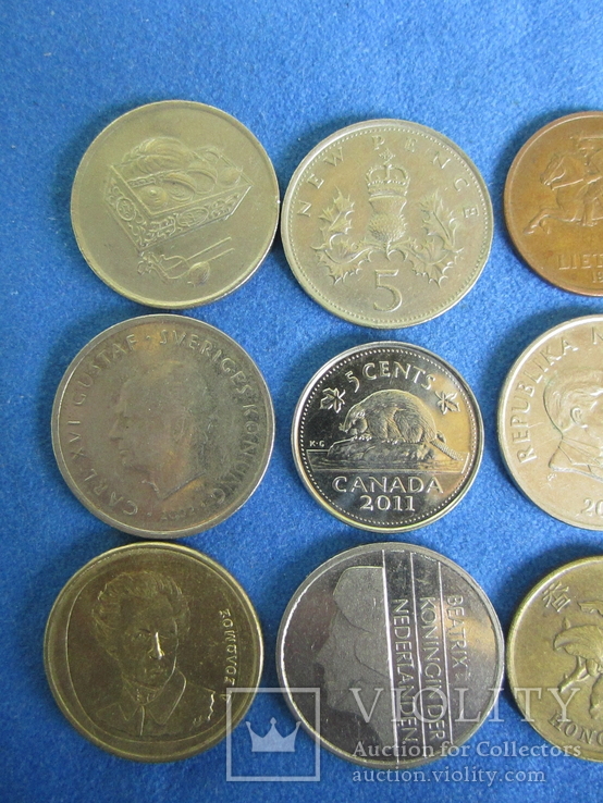 Монеты разных стран мира 15 шт.(1)., фото №3