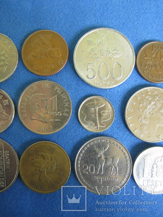 Монеты разных стран мира 15 шт.(1)., фото №4