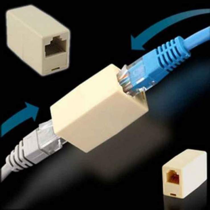 RJ45 LAN соединитель , удлинитель кабеля