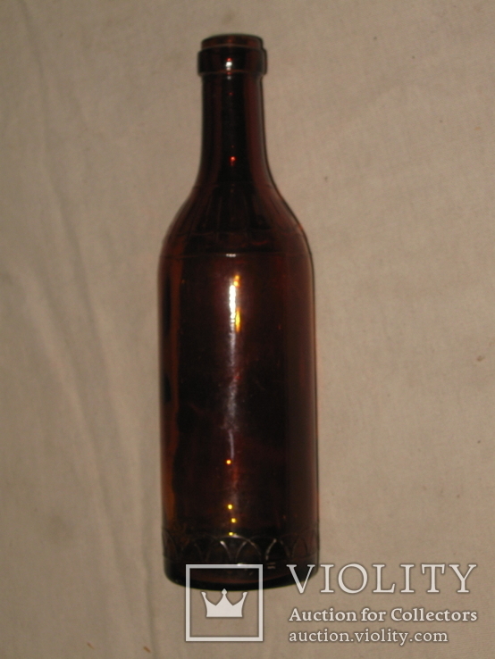Бутылка пивная Г.К.М.Б.З. 0.375 л. 30-40 годы., фото №2