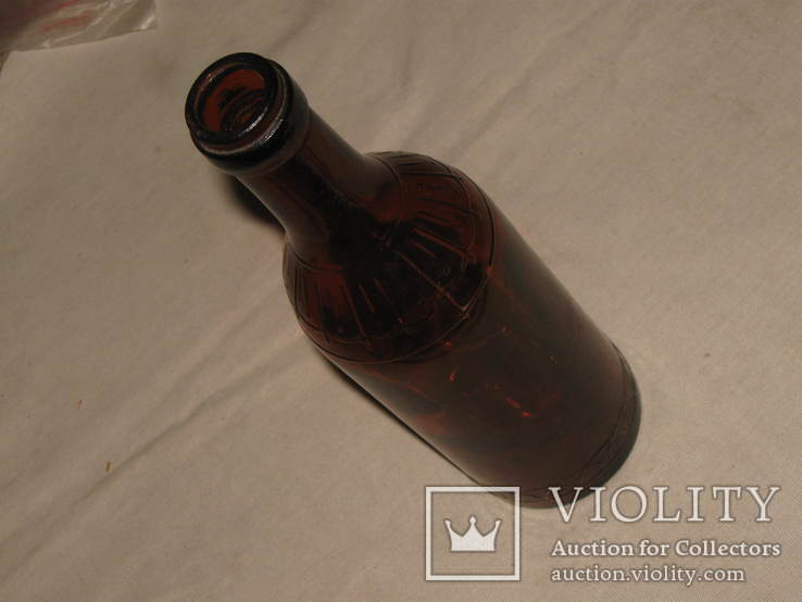 Бутылка пивная Г.К.М.Б.З. 0.375 л. 30-40 годы., фото №4