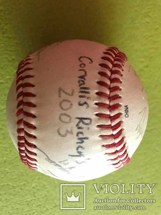 Бейсбольный мяч с автографами, фото №2