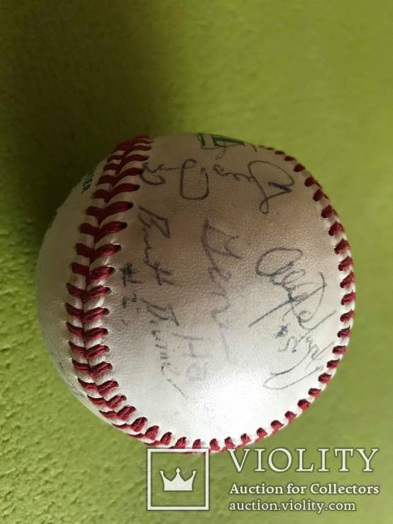 Бейсбольный мяч с автографами, фото №5