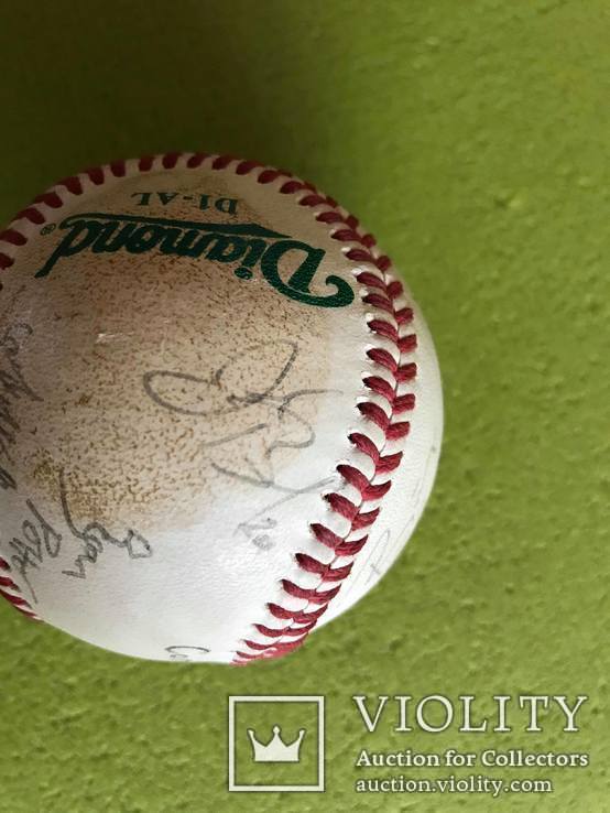 Бейсбольный мяч с автографами, фото №13