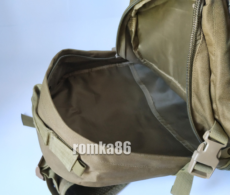 Тактический (городской, штурмовой) рюкзак с системой M.O.L.L.E на 30 литров, фото №9