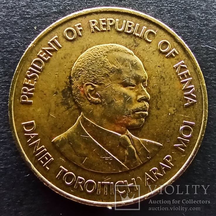 Кения 10 цент 1980