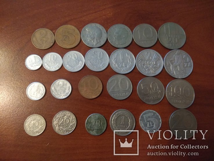 Монеты Польши 1920-1990гг. 25шт., фото №2