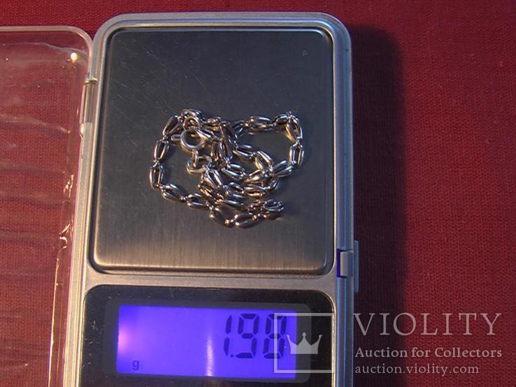 Браслет цепочка серебр 925 пр 1,98 гр длин 21,5 см, фото №7