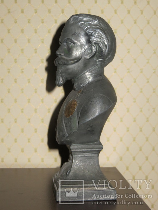 Бюст Король Виктор Эммануил II. Скульптура;, фото №9