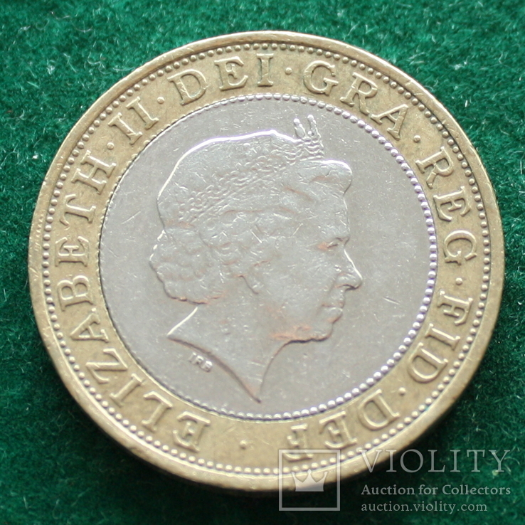 Великобритания 2 фунта 2005 г. Пороховой заговор, фото №3