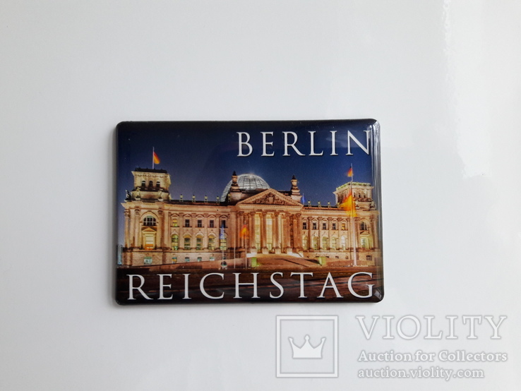 Сувенірний магніт BERLIN / REICHSTAG, фото №2