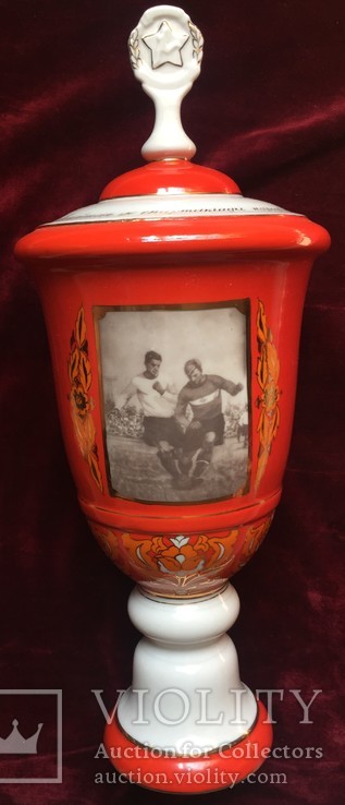 Фарфоровый ваза -кубок -Барановка, фото №3